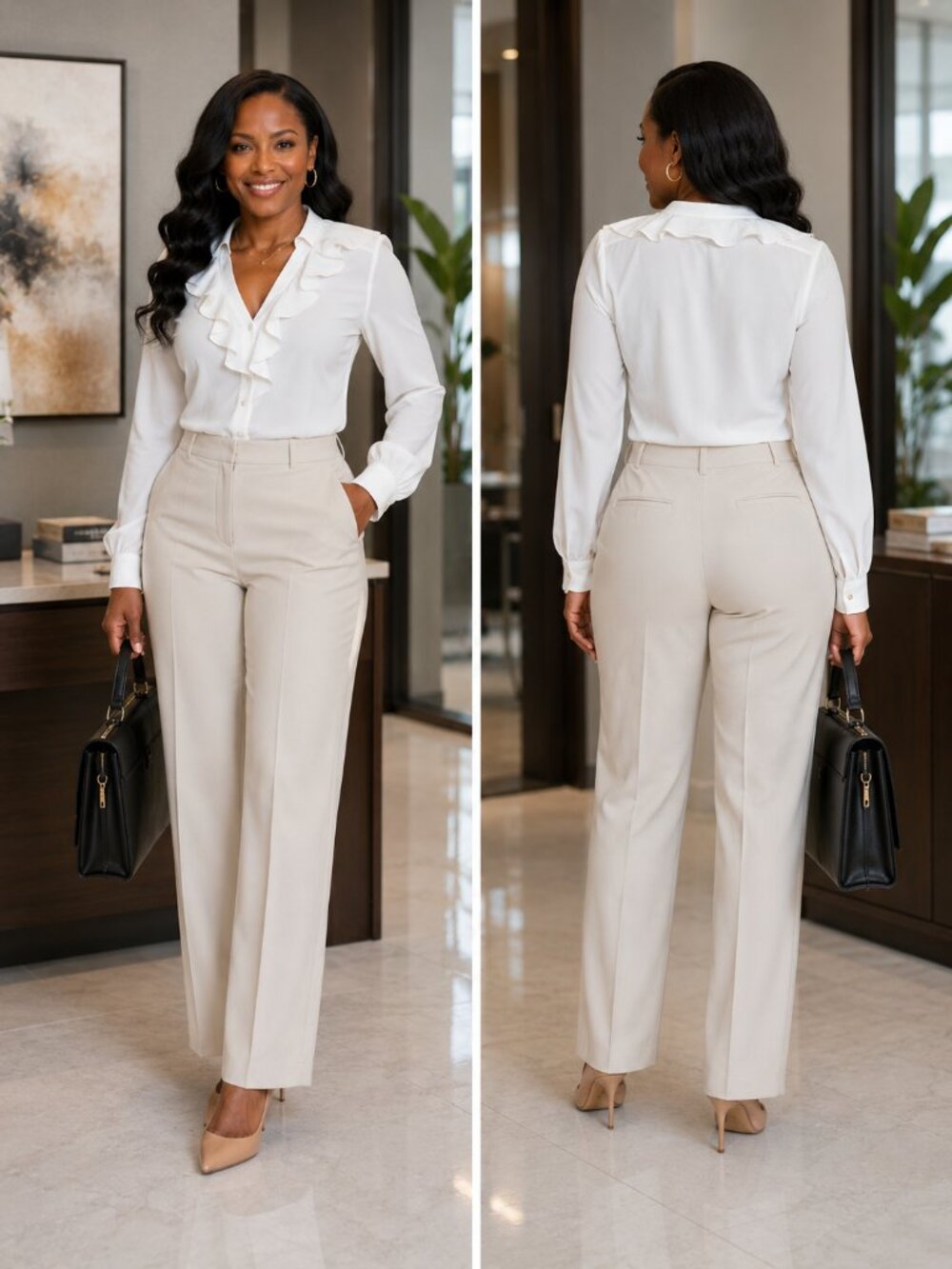 Ashley Stewart White Top